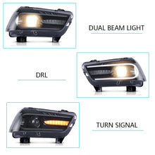 Cargar imagen en el visor de la galería, 2011-2014 Led Headlights Compatible with Dodge Charger