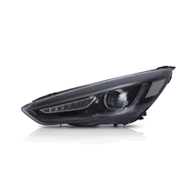 Laden Sie das Bild in den Galerie-Viewer, 15-18 Ford Focus MK3 ST RS Vland Dual Beam Projektorscheinwerfer Schwarz