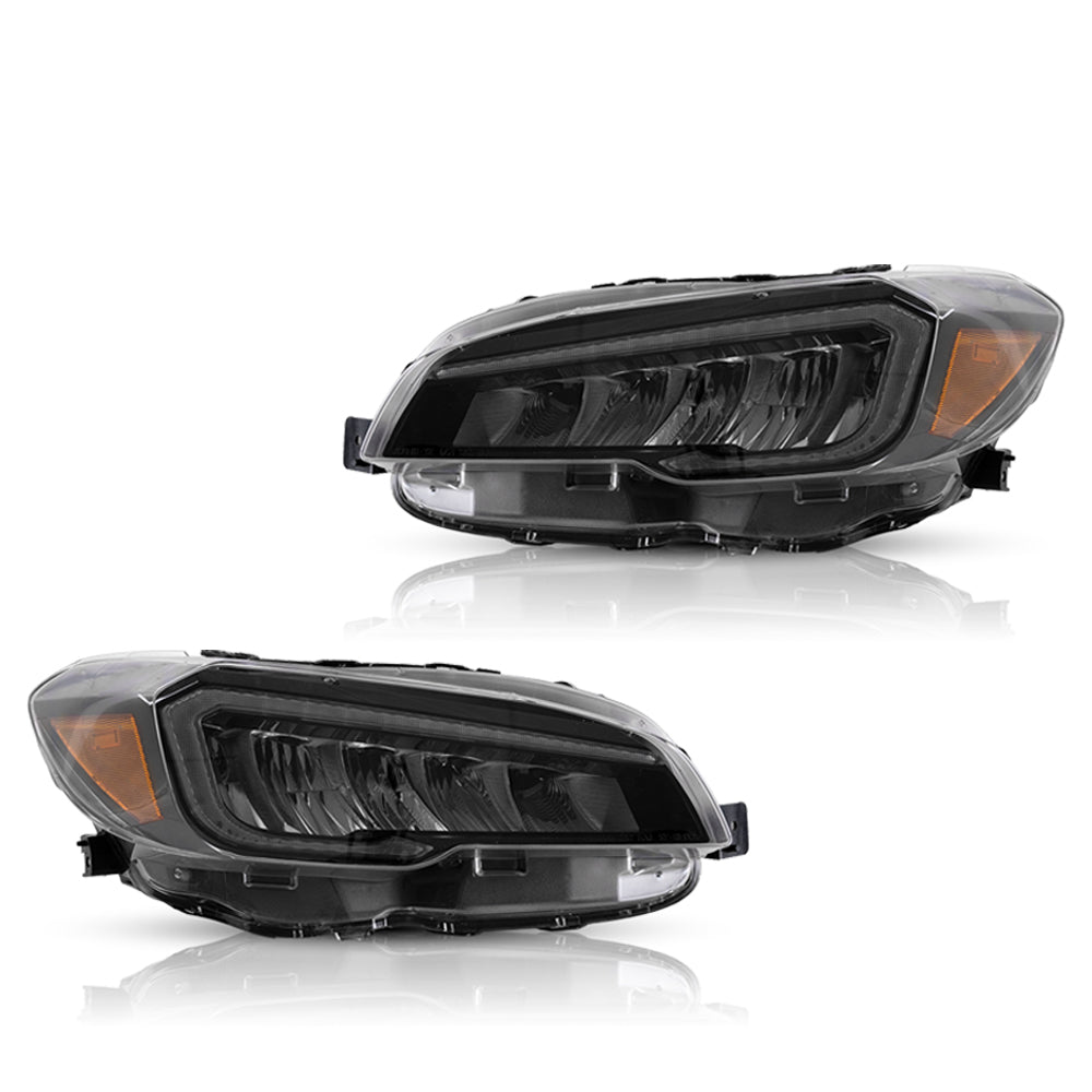 Reflektory LED Vland Carlamp pasujące do Subaru WRX 2015-2021