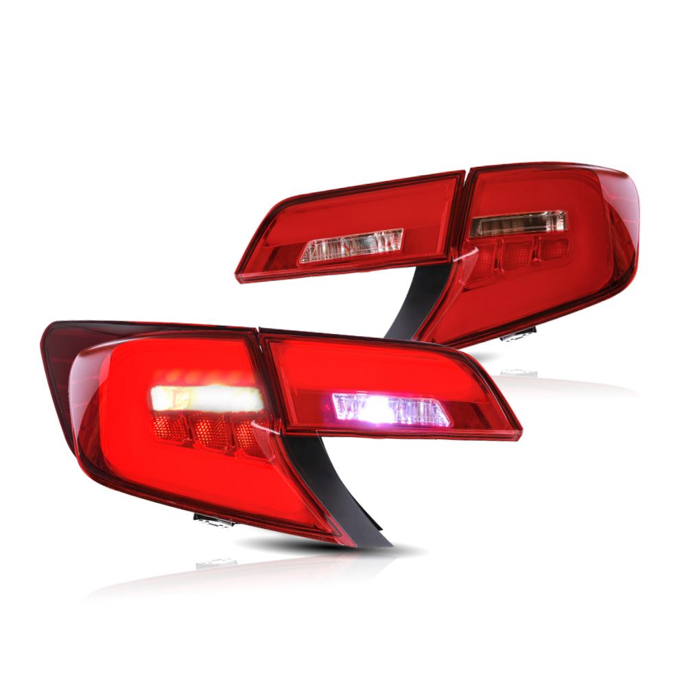 2012-2014 Toyota Camry LED Tail Lights Red Lens