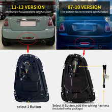 Carica l&#39;immagine nel visualizzatore di Gallery, 07-13 Mini Cooper Hatch R56 R57 R58 R59 Vland LED Tail Lights With Amber Sequential Turn Signal