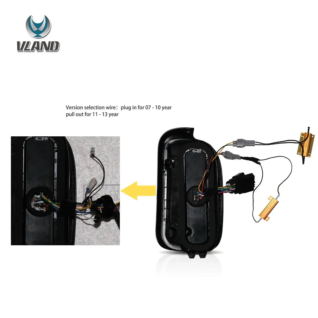 Vland LED Union Jack Tail Lights For Mini R55 Clubman 2007-2013 [E-mark]