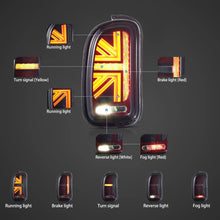 Load image into Gallery viewer, Vland LED Union Jack Tail Lights For Mini R55 Clubman 2007-2013 [E-mark]
