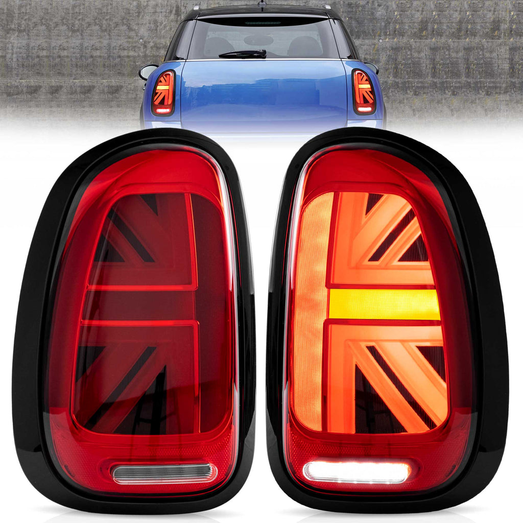 10–16 Mini Cooper Countryman R60 Vland LED-Rückleuchten mit dynamischer Willkommensbeleuchtung [E-Zeichen]