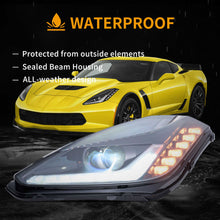 Laden Sie das Bild in den Galerie-Viewer, 14-19-Chevrolet-Corvette-C7-Vland-LED-Dual-Beam-Projector-Headlights-YAA-C714-2115-2B32A-4