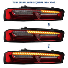 Carica l&#39;immagine nel visualizzatore di Gallery, 16-18 Chevrolet Camaro Vland Full LED Tail Lights (Fit For European Models)
