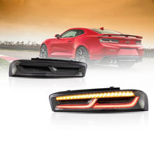 Заредете изображението в програмата за преглед на галерия, Vland Carlamp LED задни светлини за Chevrolet Camaro 2016-2018 Smoked Lens
