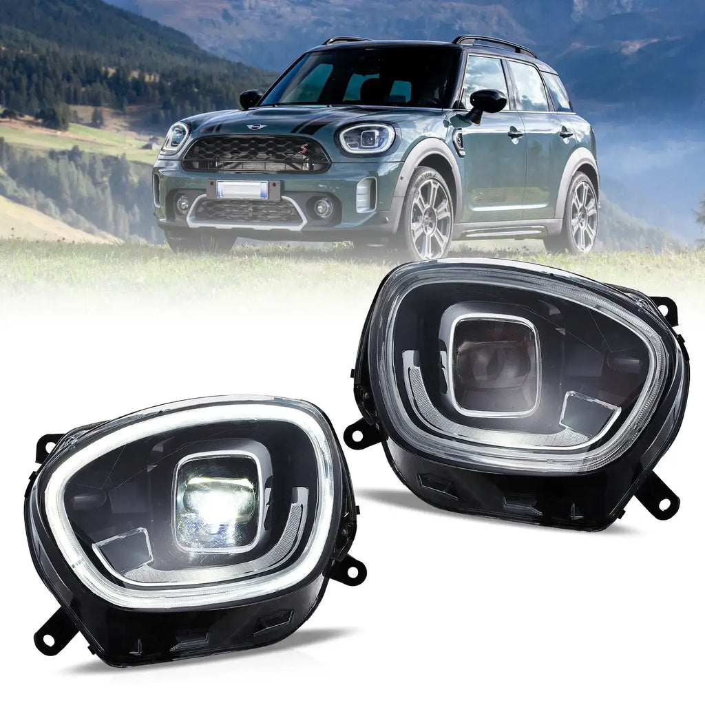 17-20 Mini Countryman F60 Vland Full LED Dual Beam Projector Headlights