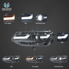 Load image into Gallery viewer, 19-24 Chevrolet Chevy Camaro Vland Full LED Dual Beam Projector Headlights