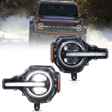 20-24 Ford Bronco Vland Full LED Projector Headlights