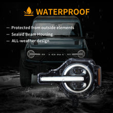 Cargar imagen en el visor de la galería, 20-24-Ford-Bronco-Vland-Full-LED-Projector-RGB-Headlights-YAA-BRC-2062A-6