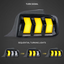 Load image into Gallery viewer, 2005-2009-Ford-Mustang-5th-Gen-S197-Vland-LED-Tail-Lights-Amber-Sequential-Turn-Signal-YHB-YM-8096-TM1YC_2