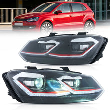 Indlæs billede til gallerivisning 2009-2018 VW Polo MK5 6R 6C Vland Full LED Headlights Golf MK7.5 Style