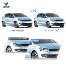 Indlæs billede til gallerivisning 2009-2018 VW Polo MK5 6R 6C Vland Full LED Headlights Golf MK7.5 Style