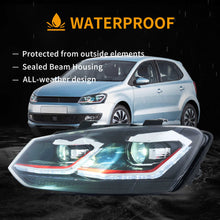 Indlæs billede til gallerivisning 2009-2018 VW Polo MK5 6R 6C Vland Full LED Headlights Golf MK7.5 Style