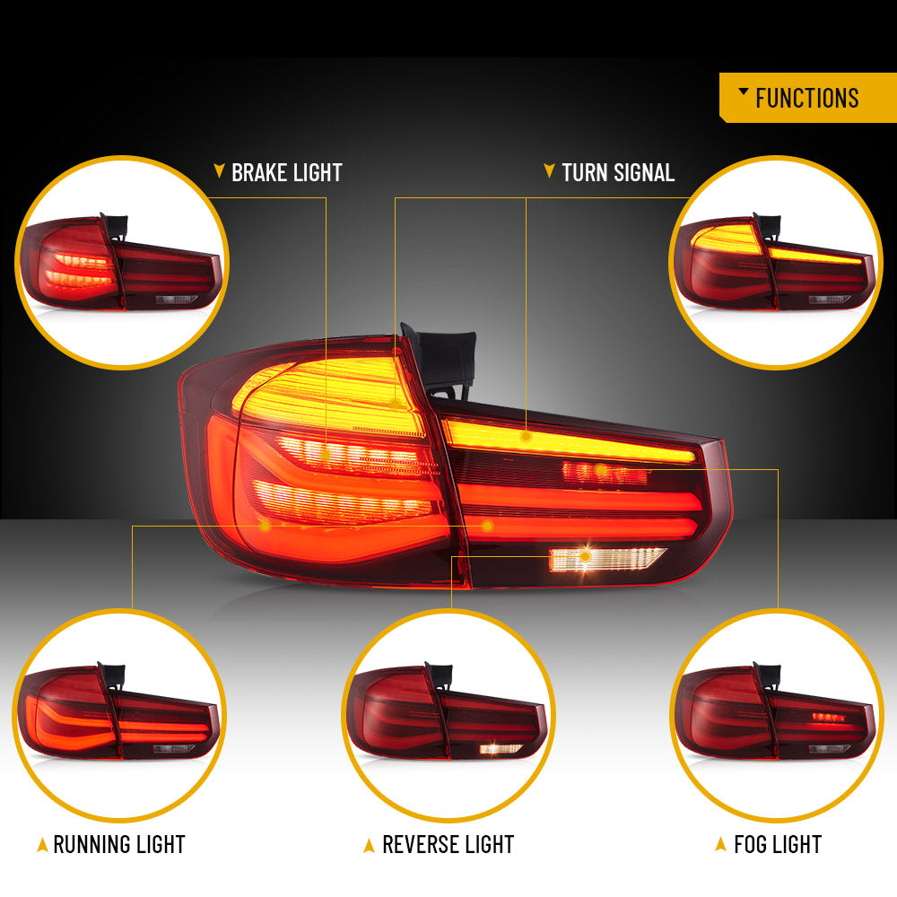 2012-2019 BMW 3 Series F31 Touring Vland Full LED Tail Lights