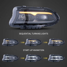 Charger l'image dans la galerie, 2015-2023-Dodge-Charger-Halogen-Models-Vland-Projector-Headlights-YAA-XCHR-2033A-2P41A-2