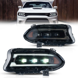 2015-2023-Dodge-Charger-Vland-Bi-LED-Projectors-Headlights-Black-YAA-XCHR-2033B-2B31A-1