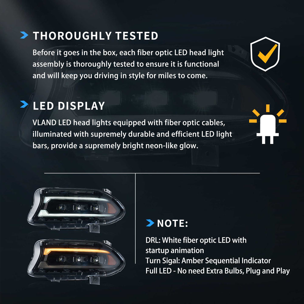 2015-2023-Dodge-Charger-Vland-Bi-LED-Projectors-Headlights-Black-YAA-XCHR-2033B-2B31A-8