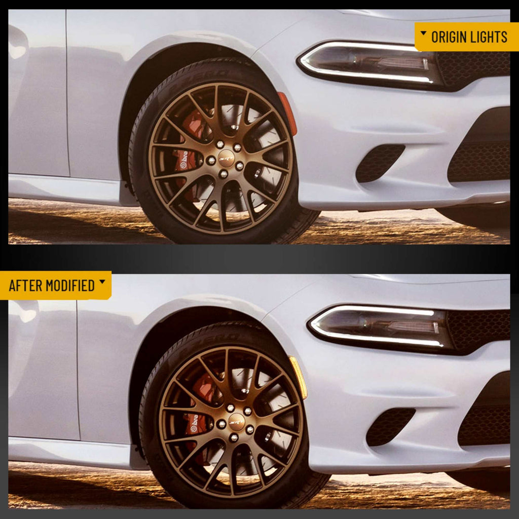 2015-2023 Dodge Charger LED Side Mark 2 Pair Front And Rear