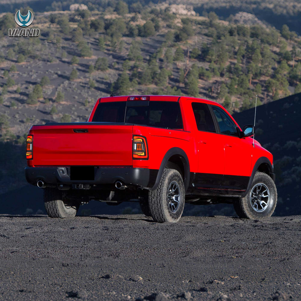2019-2024-Dodge-RAM-2500-RAM-3500-Vland-LED-Tail-Lights-With-Amber-Turn-Signal-YHB-DG-8086C-TM1YC-10