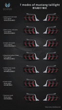 Carica l&#39;immagine nel visualizzatore di Gallery, Ford-Mustang-2011-2013-Vland-LED-Tail-Lights-Smoked-YAB-LMT-0357-DS1YC_1