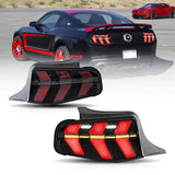Ford Mustang 2011-2013 Vland LED Tail Lights Smoked