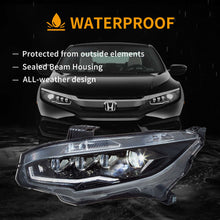 Cargar imagen en el visor de la galería, Honda Civic 10 Sedan/Coupe/Hatchback/Type R 2016-2021 Vland LED Headlights