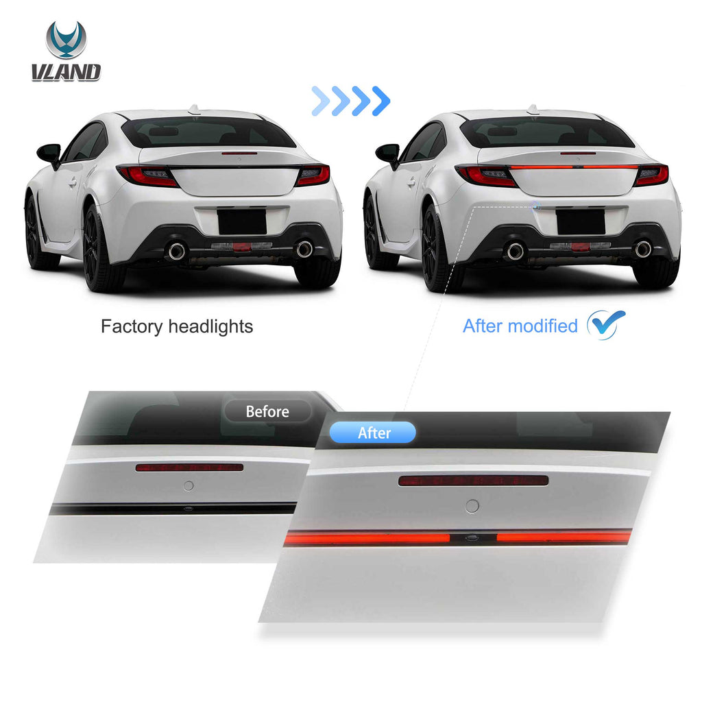VLAND 2021-2026 Toyota GR86 / Subaru BRZ Trunk Light Bar
