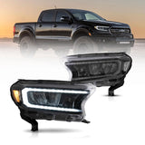 15-24 Ford Ranger [International Types] Vland LED Reflection Bowl HeadLights Chrome
