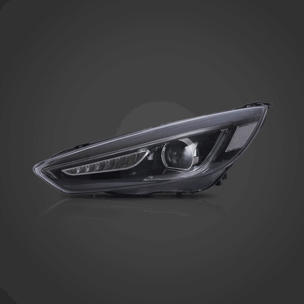 VLAND LED Headlights Fit For 15-18 Ford Focus MK3 ST RS A Pair