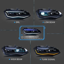 Ladda upp bild till gallerivisning, VLAND Headlight for Polo MK6 2017-2021 with Sequential Turn Signal