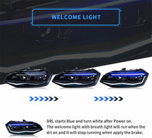 Ladda upp bild till gallerivisning, VLAND Headlight for Polo MK6 2017-2021 with Sequential Turn Signal