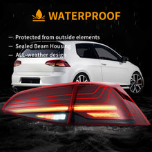 Laden Sie das Bild in den Galerie-Viewer, VW-Golf-MK7-MK7.5-Hatchback-2013-2021-Vland-Laser-Tail-Lights-E-mark-YAB-GEF-2035A_8