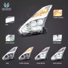 Ladda upp bild till gallerivisning, Vland-08-23-Nissan-GT-R-R35-LED-Headlights-YAA-GTR-2074-2P32A-2