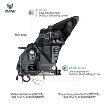 Ladda upp bild till gallerivisning, Vland 2008-2023 Nissan GT-R R35 LED Projector Headlights