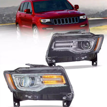 Carica l&#39;immagine nel visualizzatore di Gallery, Vland-2011-2013-Jeep-Grand-Cherokee_WK2_Headlights-YAA-DQ-0509-2P32C-3_1