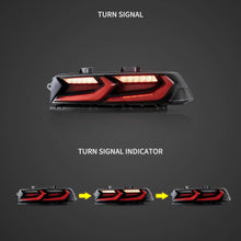 Cargar imagen en el visor de la galería, Vland-2014-2015-Chevrolet-Camaro-LED-Tail-Lights-YAB-CMR-0340_5