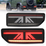 Vland 2018-2023 Suzuki Jimny Full LED Tail Lights With Amber Turn Signals