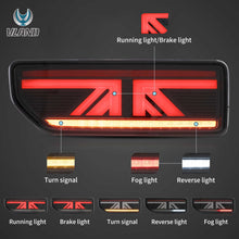 Load image into Gallery viewer, Vland 2018-2023 Suzuki Jimny Full LED Tail Lights With Amber Turn Signals