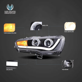 Vland-HeadLights-For-07-17-Mitsubishi-Lancer-Evo-X-9th-Gen-YAA-YS-0162B-2_2