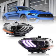 Load image into Gallery viewer, Vland-HeadLights-For-18-up-Ford-Mustang-YAA-XMT-2037-7C-1