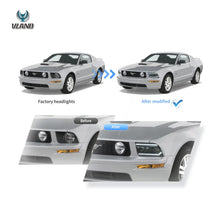 Load image into Gallery viewer, Vland-Headlights-For-05-09-Ford-Mustang-5th-Gen-S-197-I-Pre-Facelift-YAA-LMT-0358-5