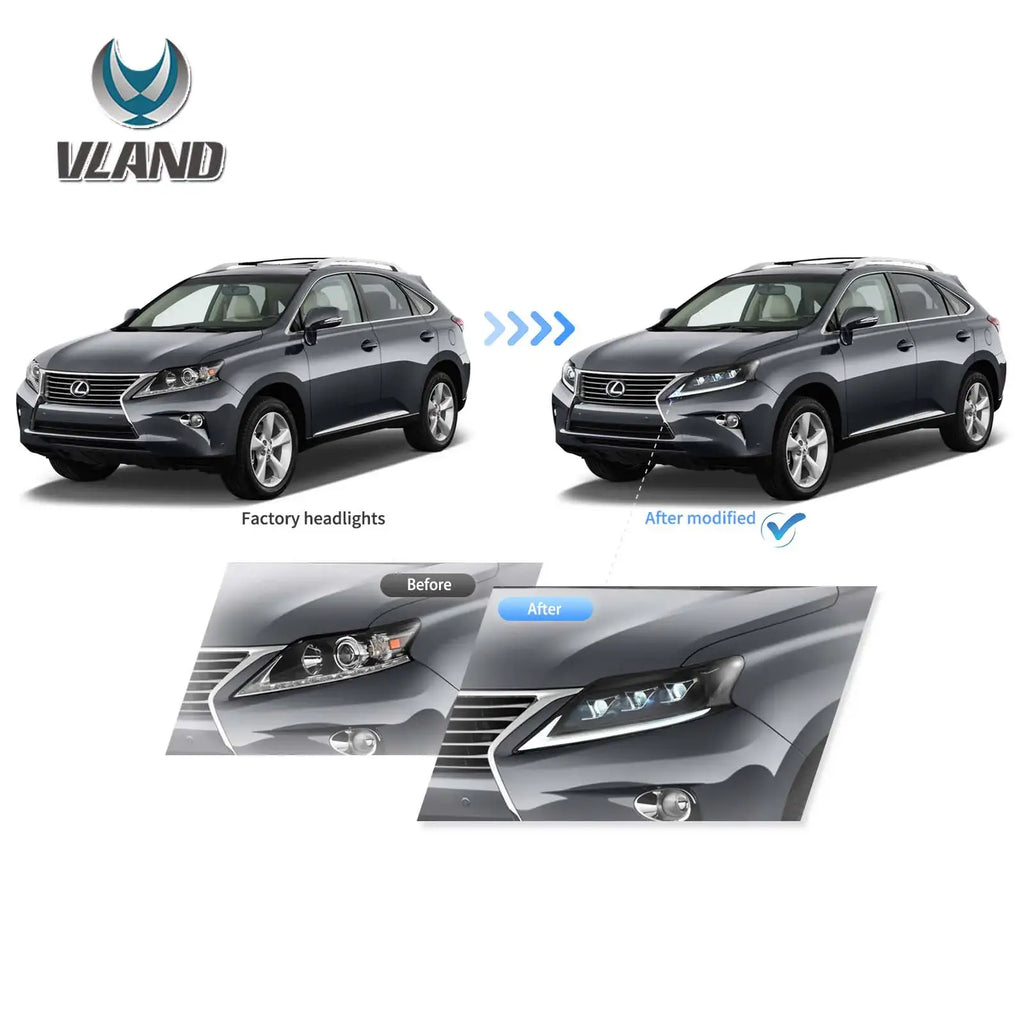 Vland-Headlights-For-08-15-Lexus-RX-Series-3th-Gen-AL10-YAA-RX-0389-12-C-5