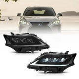 13-15 Lexus RX270 RX350 RX450H Vland LED Matrix Headlight Black - LHD / Clear