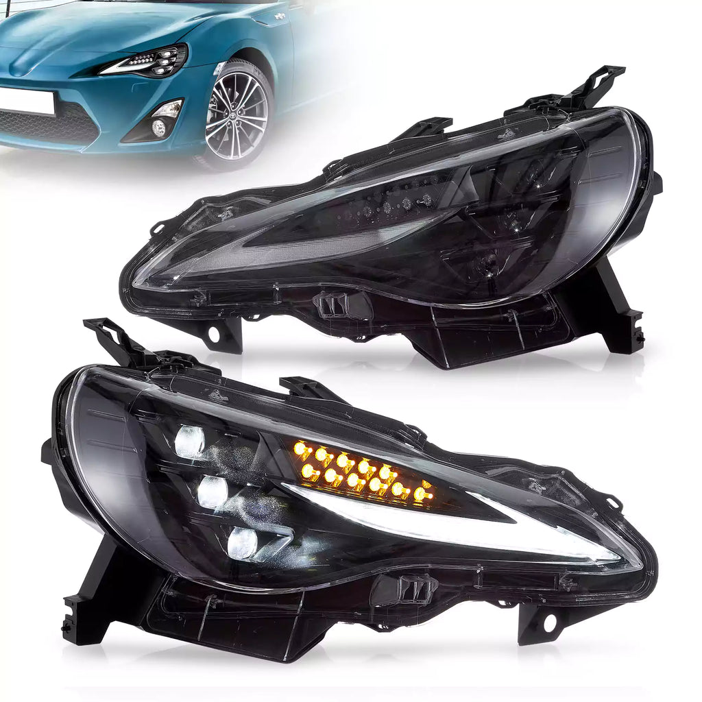 Vland-Headlights-For-12_21-Toyota-86GT86-Subaru-Brz-Scion-Frs-WTriple-LED-Projector-YAA-FT86-0297B-1