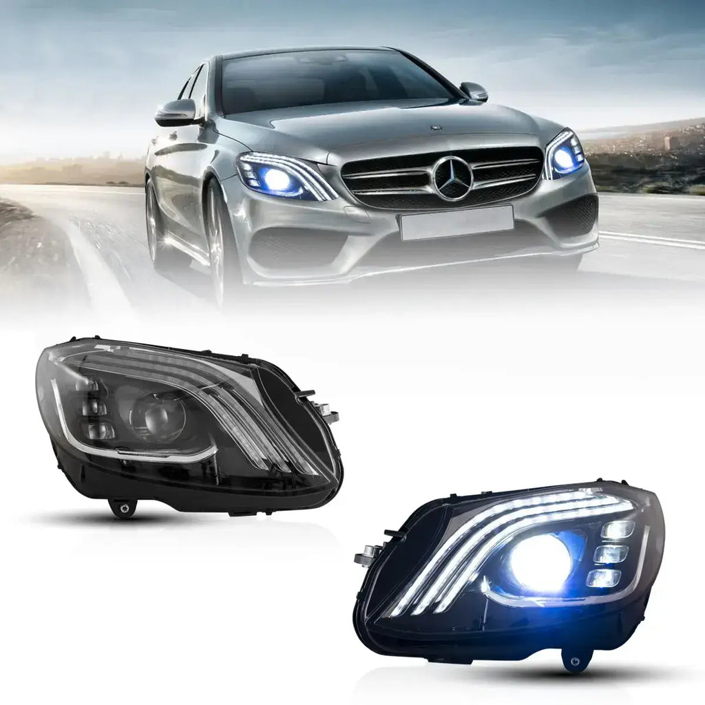 Vland-Headlights-For-14-20-Mercedes-Benz-C-Class-YAA-BCC-0365-1