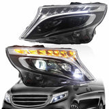 14–23 Mercedes Benz Metris / Vito 3. Generation (W447) Vland LED-Matrix-Scheinwerfer, Schwarz