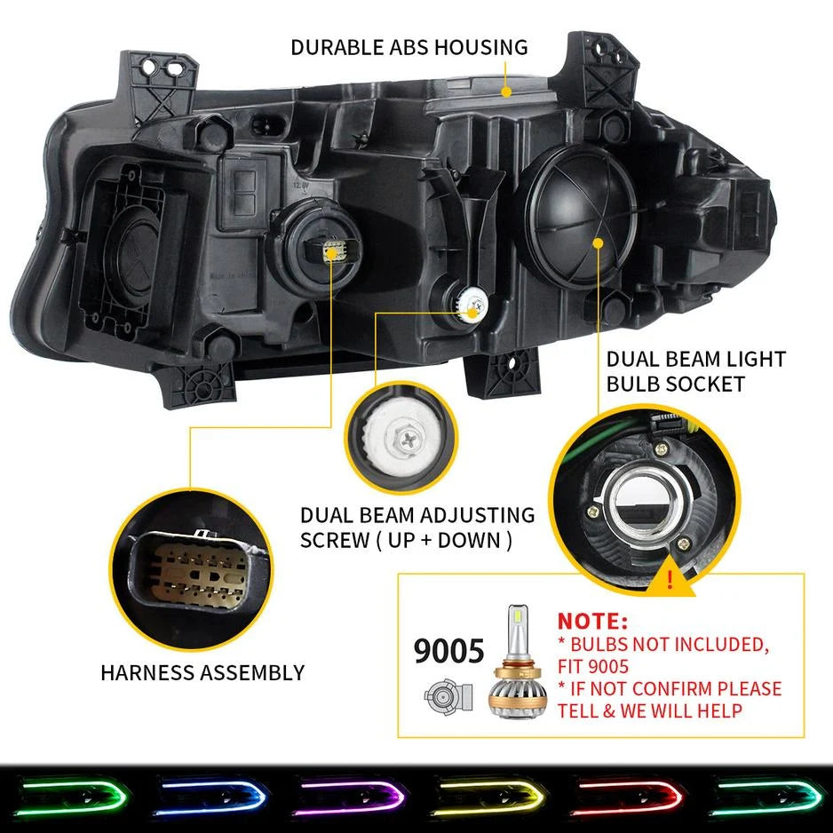 Vland-Headlights-For-15-23-Dodge-Charger-RGB-Style-YAA-XCHR-2033-2P41A-7C_3