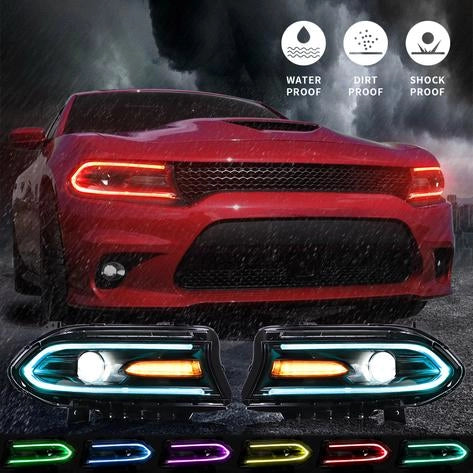 Vland-Headlights-For-15-23-Dodge-Charger-RGB-Style-YAA-XCHR-2033-2P41A-7C_9